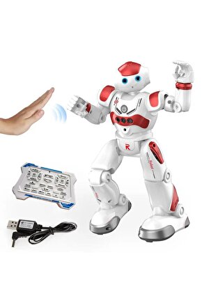 Oyuncak Uzaktan Kumandalı Robot El Sensörlü Şarjlı Moonwalk Yürüyen Hareketli Robot