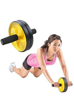 Ab Wheels Plates Güç Tekerleği, Fitness Egzersiz Tekerleği  Pro