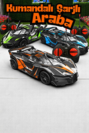 Uzaktan Kumandalı Pilli Speed Hız Arabası 27 Mhz Uzaktan Kumandalı Yarış Arabası 3 Yaş