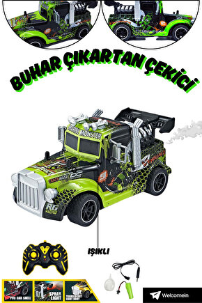 Uzaktan Kumandalı Full Fonksiyon Işıklı Buhar Çıkartan Çekici Tır Kafası Kumandalı Araç