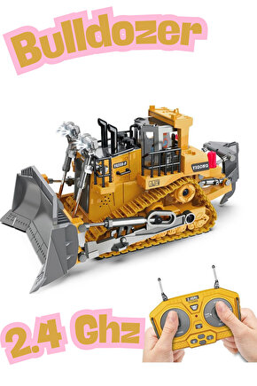 Uzaktan Kumandalı 2.4 Ghz Sesli Işıklı Bulldozer Eksvatör Kamyon İş Makineleri