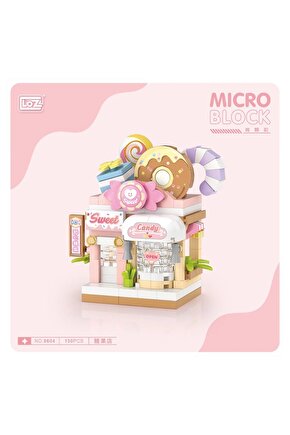 150 Parça LOZ Blok Oyuncak Mini Şeker Dükkanı Candy Sop