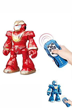 Uzaktan Kumandalı Full Fonksiyon Işıklı Ve Sesli Dansçı İnteraktif Pilli Robot 25 cm +3 Yaş