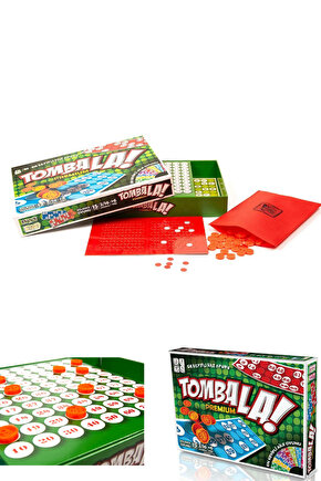 Lüks Tombala Seti Yılbaşı ve Diğer Günlerde 2-16 Oyuncu ile Oynanbilen Tombala Kadraj Yatay