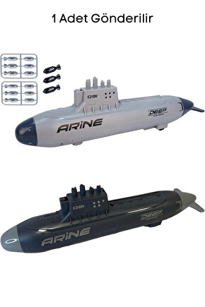 Oyuncak Roket Atan Savaş Denizaltı Çek Fırlat Roket Atar