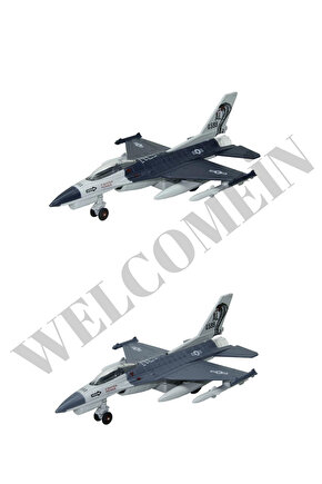 Oyuncak Sesli Çek Bırak 1:72 AL-599 Metal Savaş Uçağı Dekor Hediyelik Koleksiyonluk
