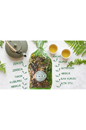 Karışık Kış Çayı 1. Sınıf Lüks Karışım – 200 gr | Doğal, Katkısız, Şifa Kaynağı Bitki Çayı
