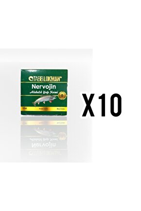 10adet Nervojin Alabalık Yağı Kremi 100ml