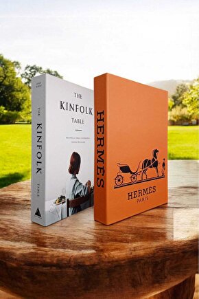 Dekoratif Kitap Görünümlü Kutu 2li Set Decorative Book Looking Box