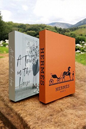 Dekoratif Kitap Görünümlü Kutu 2li Set Decorative Book Looking Box