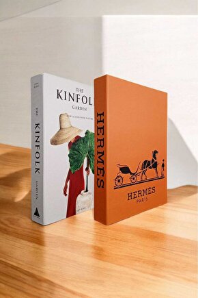 Dekoratif Kitap Görünümlü Kutu 2li Set Decorative Book Looking Box