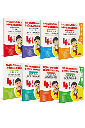 Data 4. Sınıf Biçimlendirici Değerlendirme Hafta Hafta Etkinlikleri (8 Fasikül)