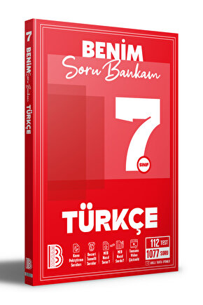 7. Sınıf Türkçe Benim Soru Bankam  Kolektif  Benim Hocam Yayınları  9786255847133
