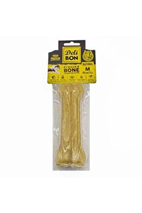Deri Press Köpek Kemik Ödülü Medium Naturel 15 Cm 1 Adet - Petshopundan