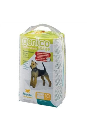 Genico Köpek Tuvalet Eğitim Pedi Large 10 Adet 60x90 Cm
