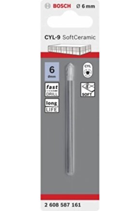 CYL-9 Serisi Seramik Matkap Ucu 6x80 mm