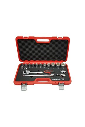 12 Altı Köşe Lokma Anahtar Takımı 17 Parça