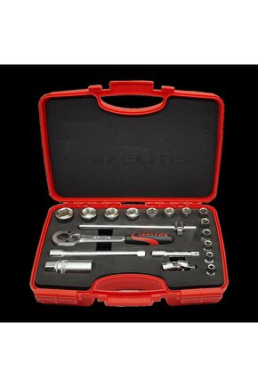 1110 00 6019 38 Altı Köşe Lokma Anahtar Takımı 19 Parça