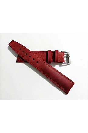 Her Saate Uygun 18 MM Hakiki Dana Derisi ( 267) kırmızı