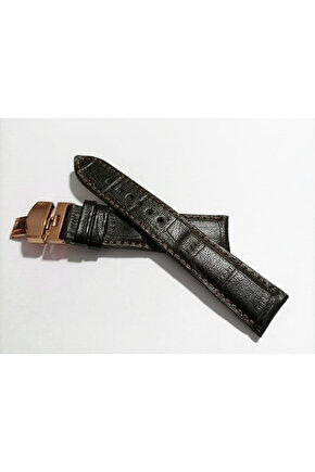 &Hertür Saate &Uygun  Kelebek  Toka 20 mm koyu kahve    Kordon(171)   rose toka