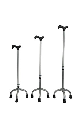 Tripod 3 Ayaklı Denge Bastonu Tripot Baston- Alüminyum Yükseklik Ayarlı