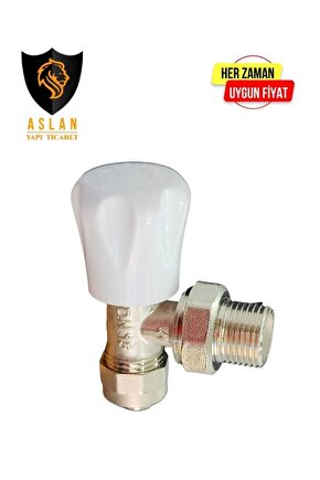 - Kalde Petek Vanası Köşe Radyatör Vanası - Düz