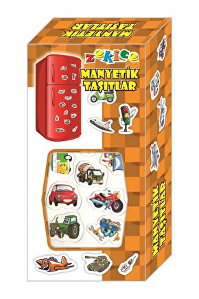 Manyetik Taşıtlar Oyunu 50 Parça Manyetik Taşıtlar Magnet