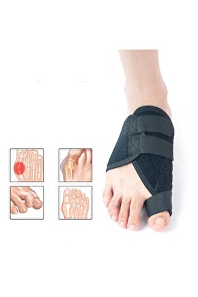Halluks Valgus Başparmak Düzeltici Gece Ateli Ayak Başparmağı Kemik Düzeltme Aparatı