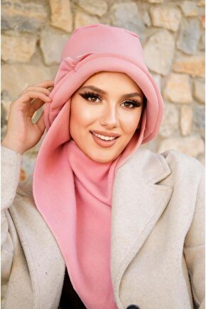 Pudra Aksesuarlı Vintage Şapka