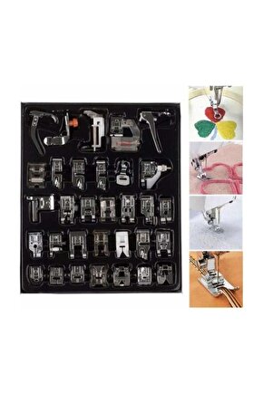 Ev Tipi Aile Dikiş Makinası 32 Parça Ayak Seti