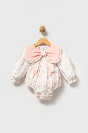 Kız Bebek Romper Kız Çocuk Romper Doğum Günü Parti Düğün Elbise Fiyonk Uzun Kol Romper