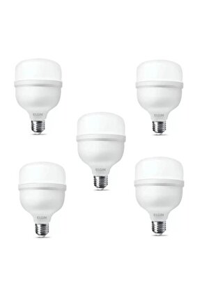 5 Adet 20 Watt, Yüksek Işık, 1800 Lümen Beyaz Işık Torch Ampul, E27 Duy Çok Kaliteli LED Ampul