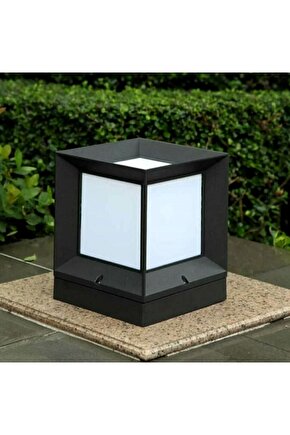 ekim aydınlatma Kare Küp Bahçe Aydınlatma Armatürü - Set Üstü Dekoratif Aplik