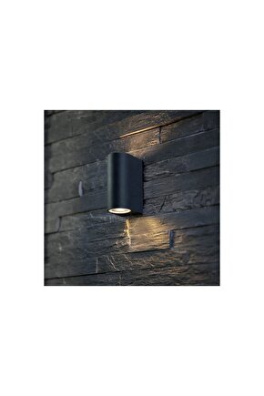 Çift Yönlü Dekoratif Aplik Antrasit (AMPULLER HARİÇ)