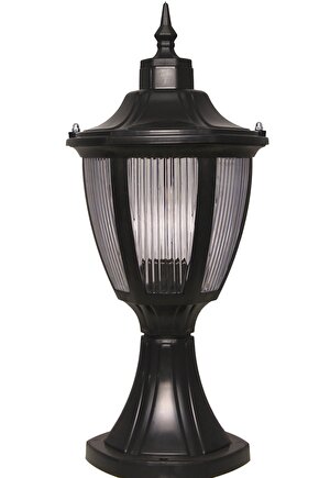 232LAMP 2 Adet Bahçe Teras Duvar Apliği, Set Üstü Fener, Bahçe Duvar Lambası, Altıgen Fener