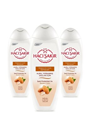 Haci şakir Badem şampuan ve saç kremi 2 si bir arada 500 ml + 3ADET
