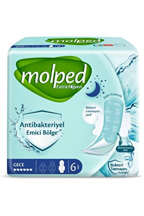 Marka: Extra Hijyen Ped Tekli Gece 6lı Kategori: Günlük Ped