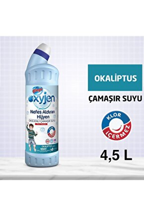 Oksijen Çamaşır Suyu 750 ml Ekonomi Paketi 6lı Okaliptus
