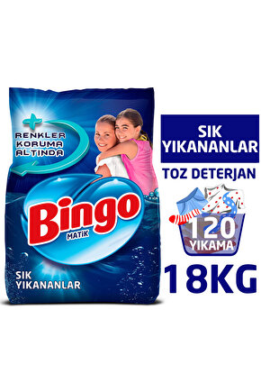 Matik Toz Çamaşır Deterjanı 9 Kg Ekonomi Paketi 2li