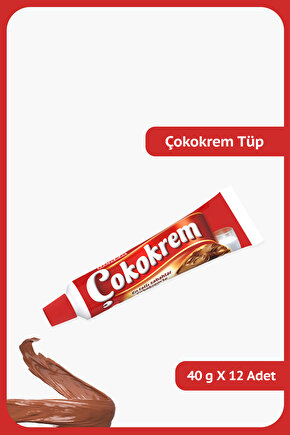 ÇOKOKREM Tüp - 40 gram - 12 Adet