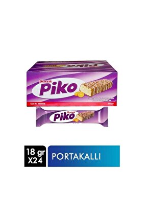 Piko Portakallı Kaplamalı Bar 18 g x 24 Adet