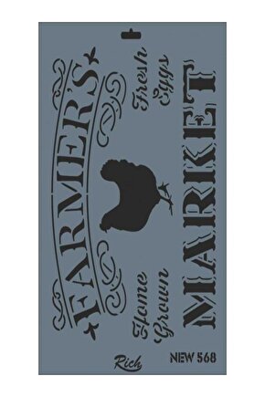 Stencil New Seri 568 25x35