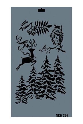 Stencil New Seri 226 25x35