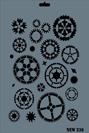 Stencıl 25x35 cm New Seri N 236