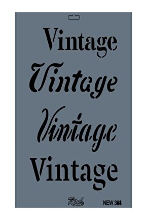 Stencil New Seri 368 25x35