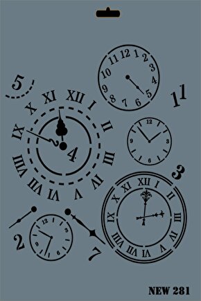 Stencil New Seri 25x35 cm N-281