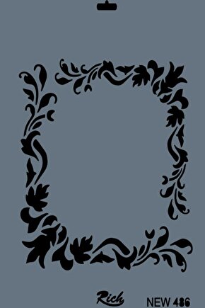 Stencil New Seri 25x35 cm N-486