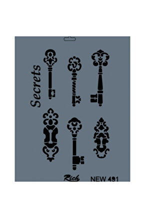 Stencil New Seri 491 25x35