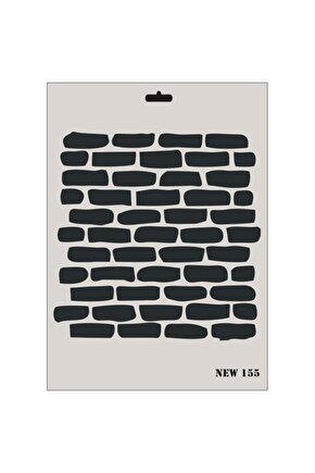 New Seri N-155 Stencil 35x25 Cm