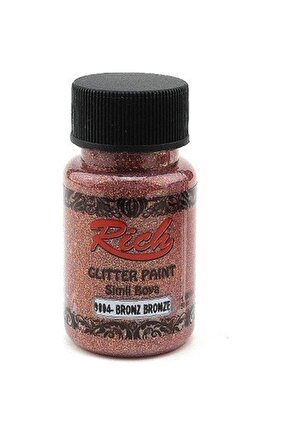 SİM-050-04452 GLITTER PAİNT SİM BOYA BRONZ